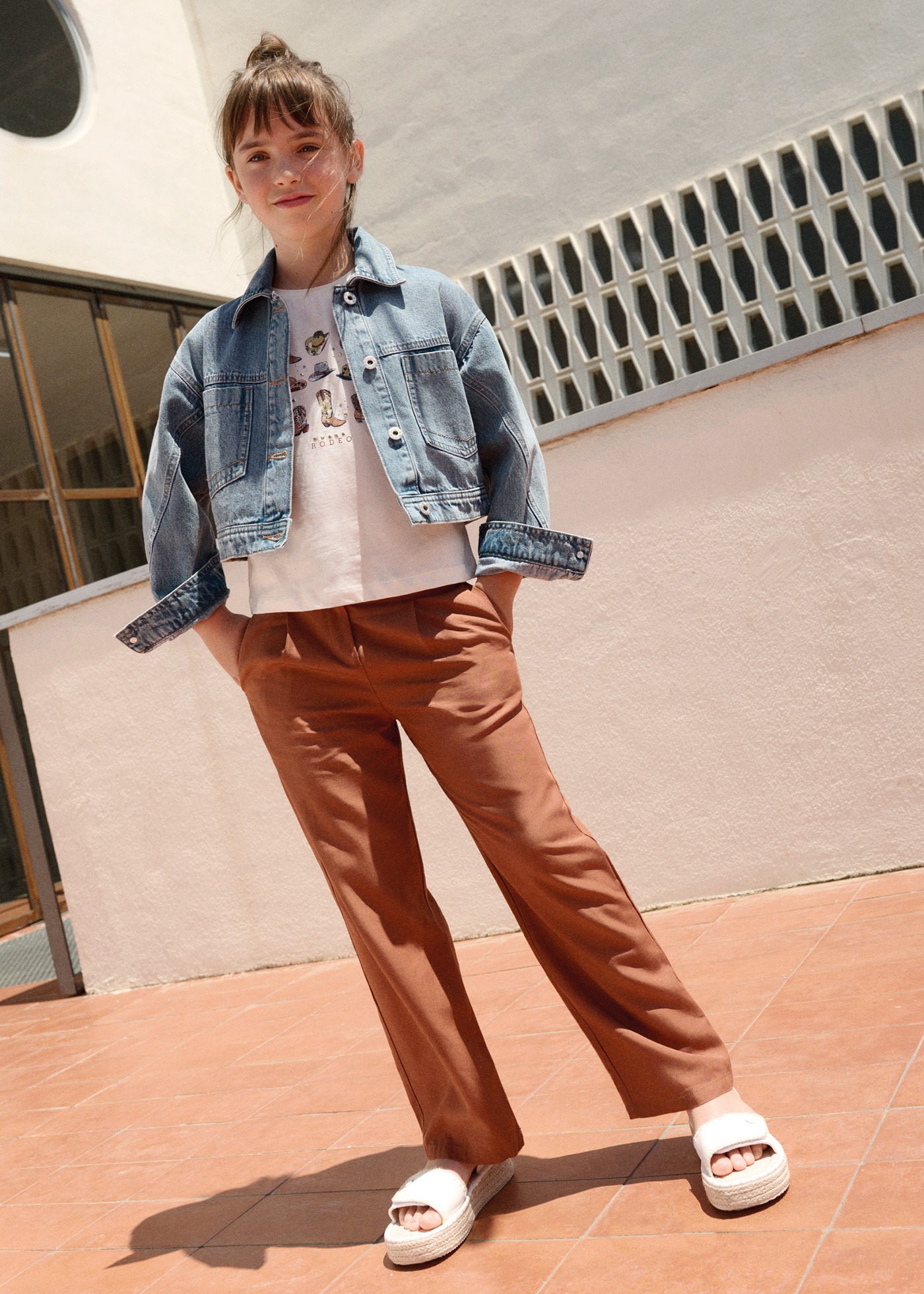 Pantalon Largo Hebillas