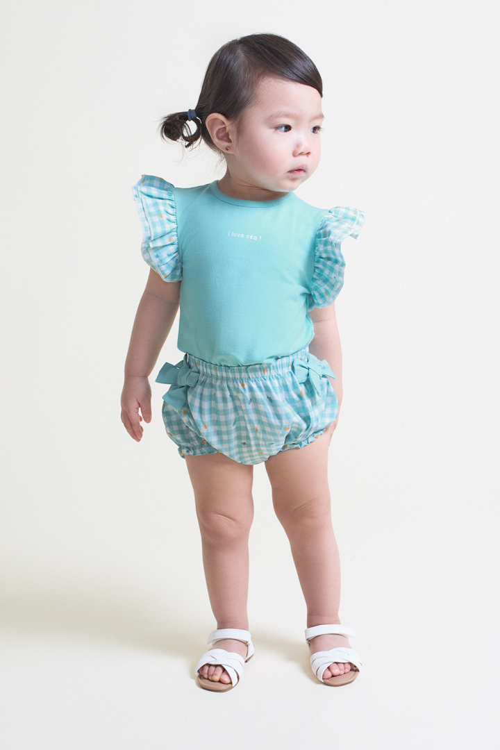 Conjunto Ranita Vichy Bebe