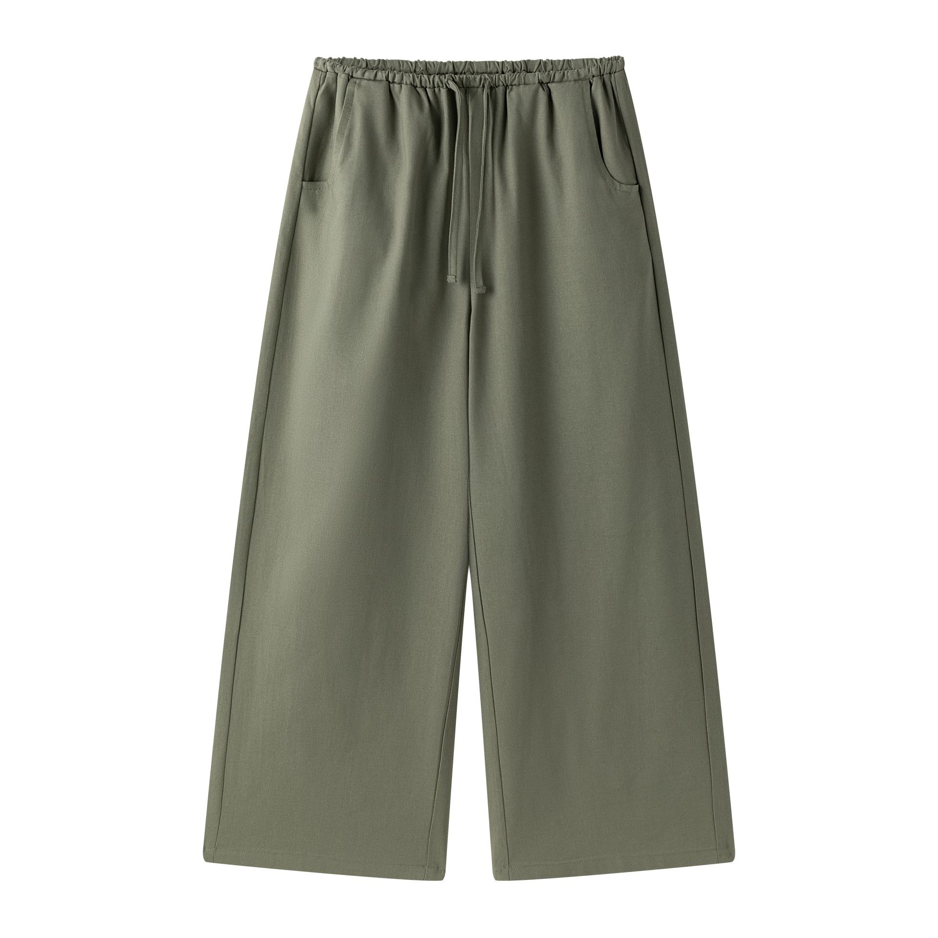 Pantalon Fluido Con Lino
