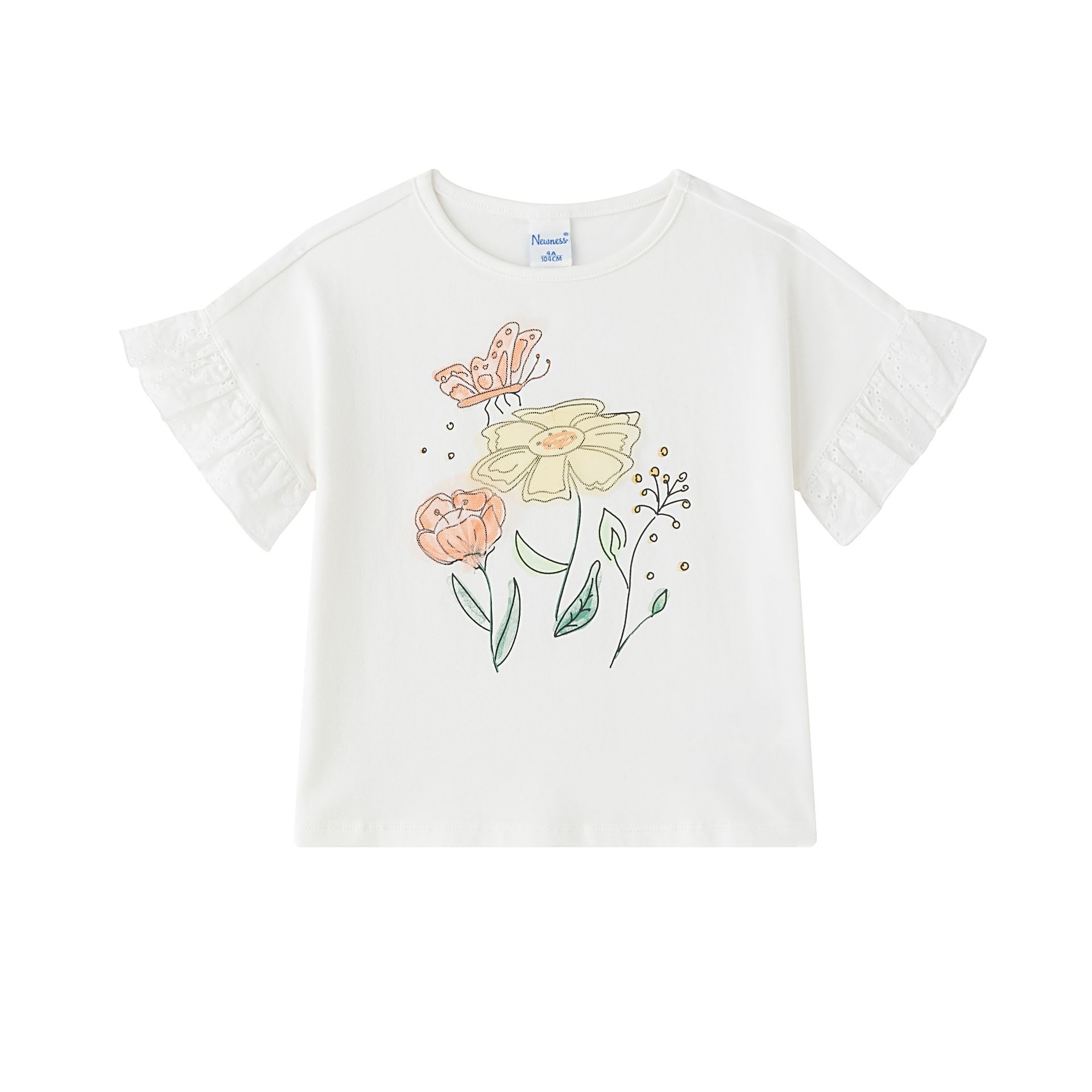 Camiseta Volantes Manga
