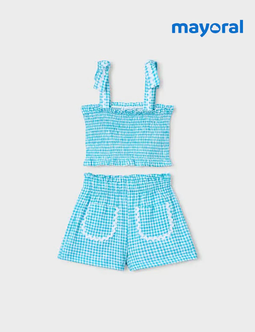 Conjunto Cuadro Vichy Mayoral