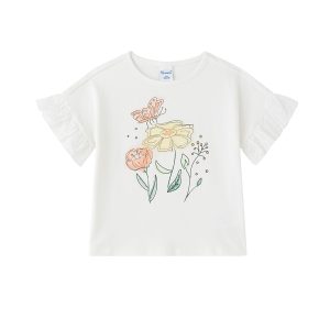 Camiseta Volantes Manga