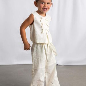 Pantalon Lino Bordado