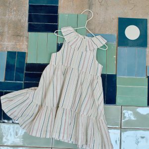 Vestido Cuello Volante Zippy