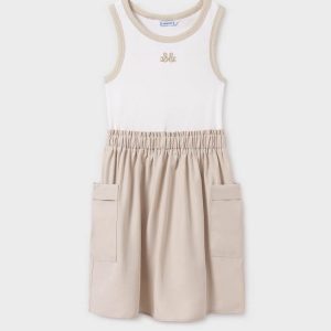 Vestido Mayoral Efecto Dos Piezas